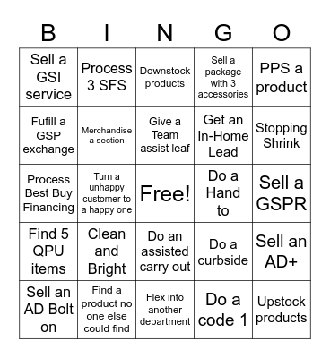 BINGO SCAVENGER HUNT Bingo Card