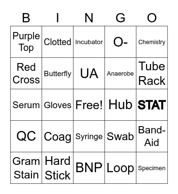 LACH LAB WEEK BINGO Card