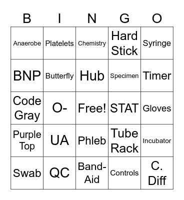 LACH LAB WEEK 2022 Bingo Card