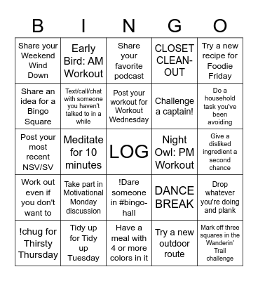 WILD WILD WEST BINGO Card