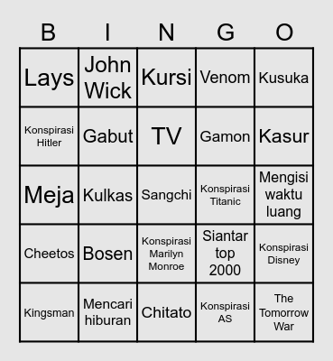 Jaebi, Jaemin Bingo. Bingo Card