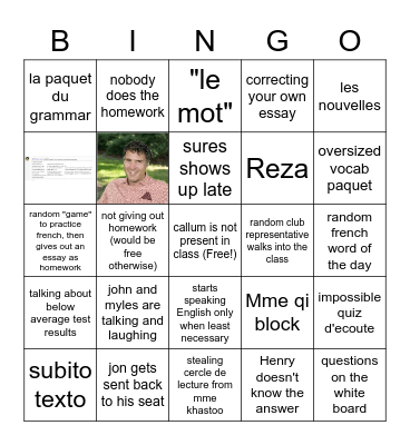 Sures bingo Card