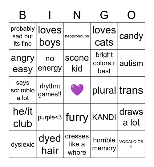 rui bingo Card