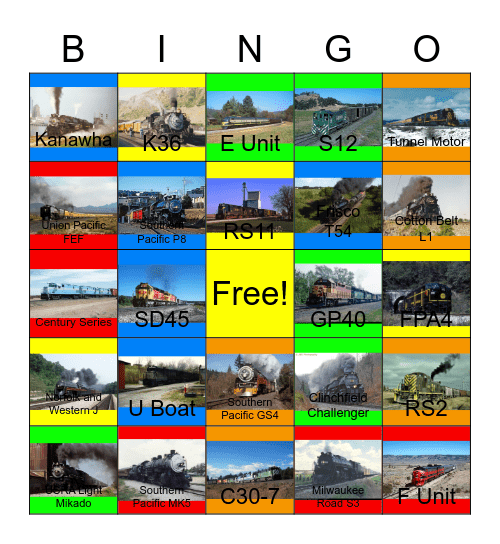 The Best of 80's and 90's Bingo Card