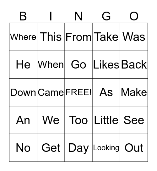 Bingo fun Bingo Card