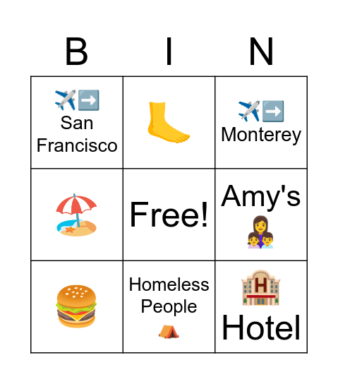 Deanna's Bitchin' Bingo! Bingo Card