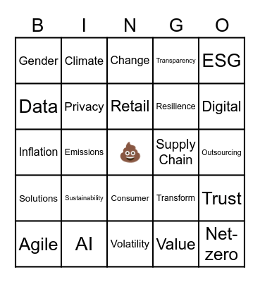 BCG Word Salad Bingo Card