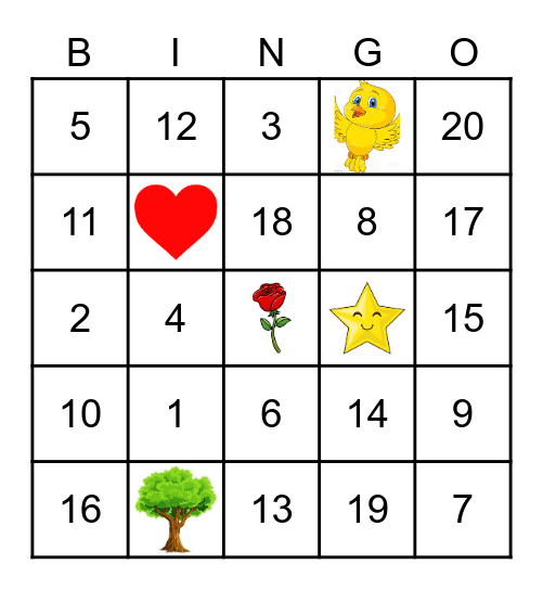 Ridvan Celebration Bingo Card