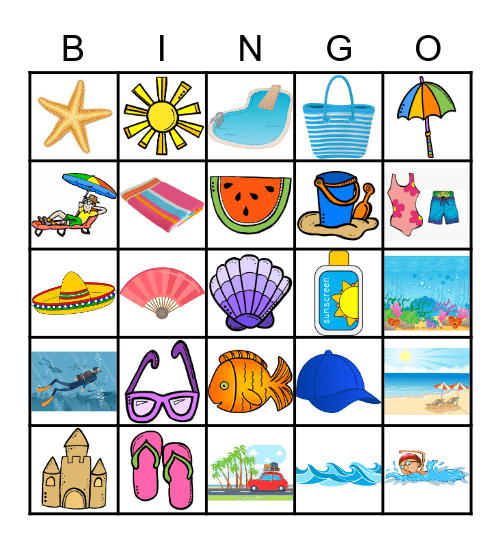 VERANO Bingo Card