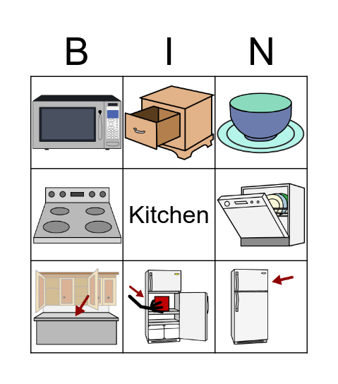 Do You Have Kitchen Edition Bingo Card