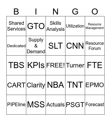 MSS Project Leaders Forum Bingo Card