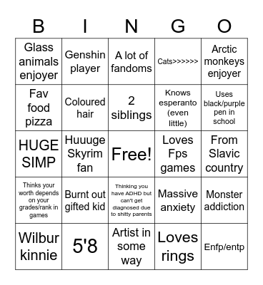 toto Bingo Card