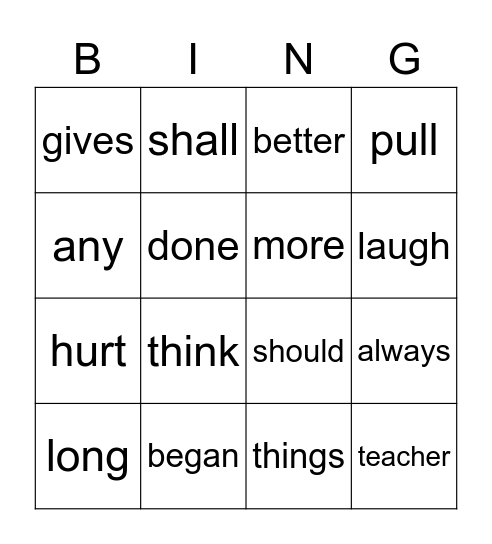 Brave Kate Bingo Card