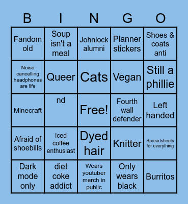 Jestbee bingo Card