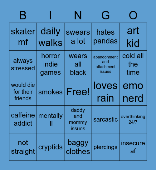 keith bingo Card