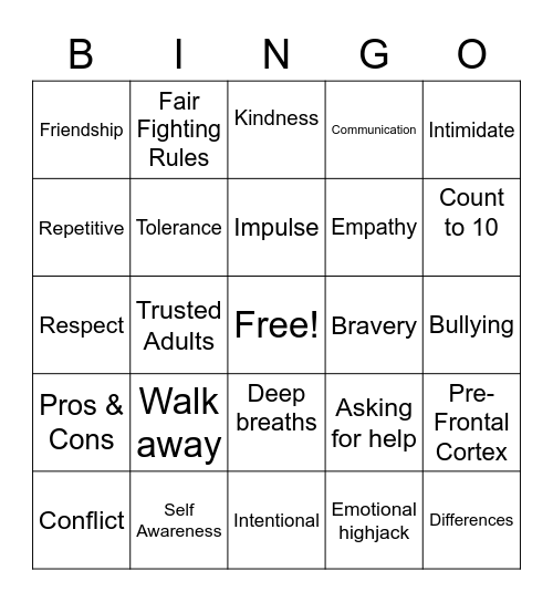 Year-End Wrap-Up Bingo Card