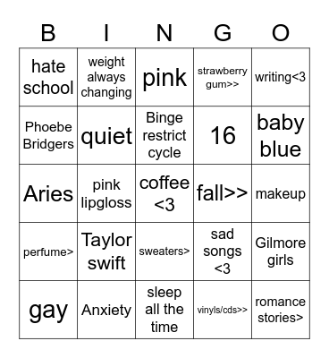 bingo bingo Card