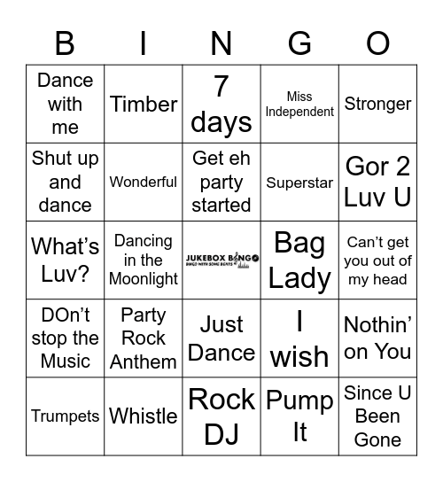 2000 - 2010 Bingo Card