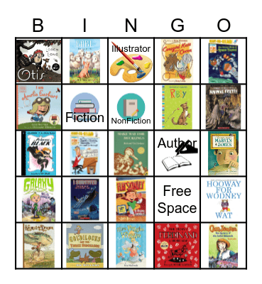 Book Adventure Bingo Card