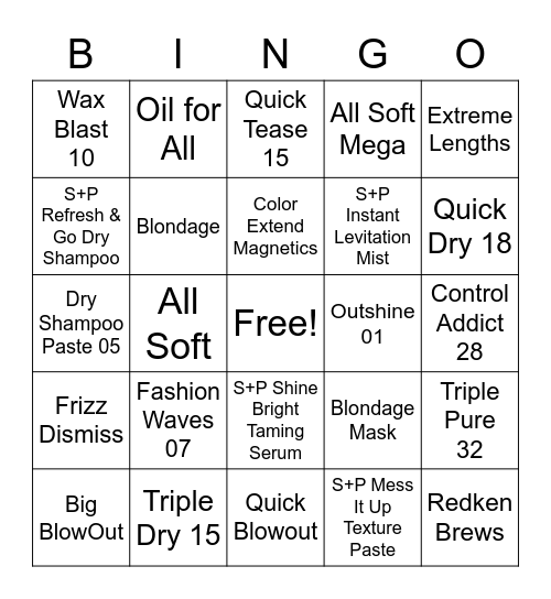 Spring Bingo Game Bingo Card