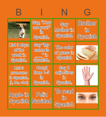 Practica Bingo Card