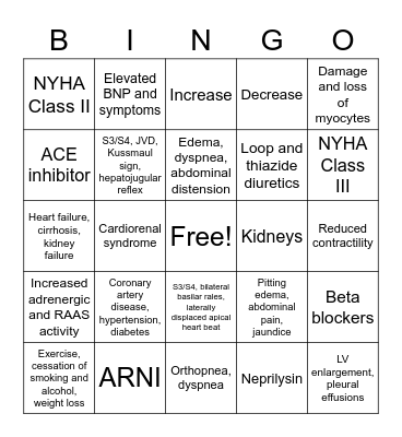 IQ Case 8 Bingo Card