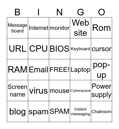 ZAY Bingo Card