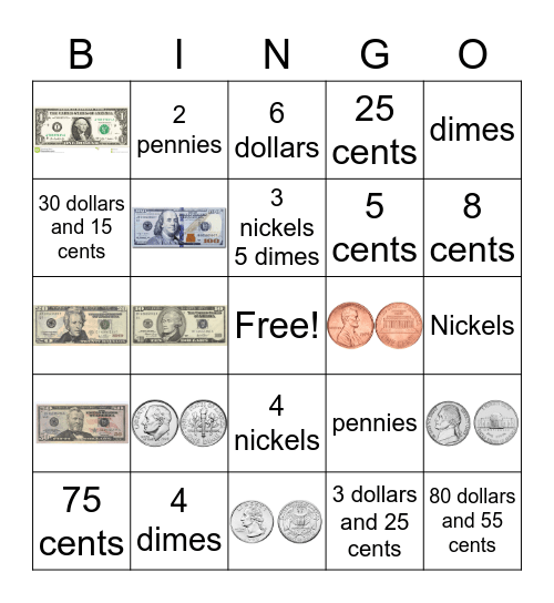 BILLCOINS! Bingo Card