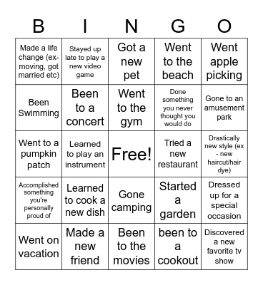 Fun Meeting Bingo! Bingo Card