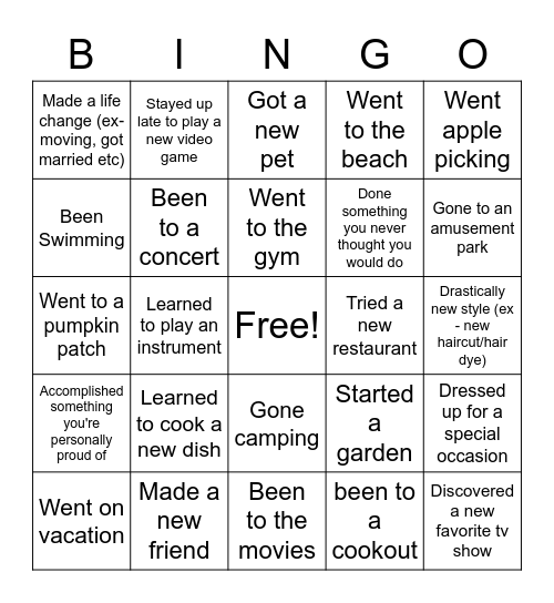 Fun Meeting Bingo! Bingo Card