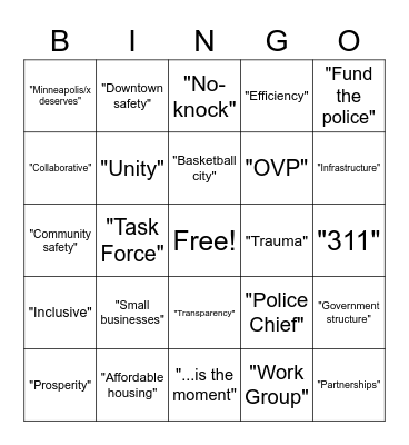 SOTC BINGO Card