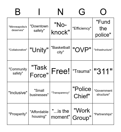 SOTC BINGO Card