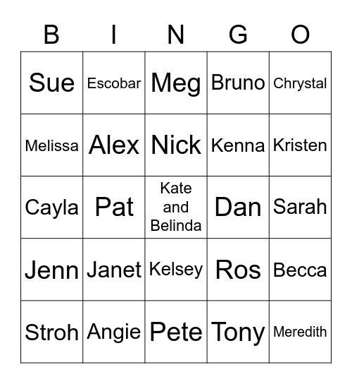 Who’s Going to Quit??? Bingo Card
