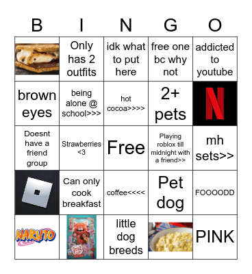 Sheesh_361's Bingo! Bingo Card