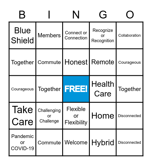 CEO Roadshow Bingo Card