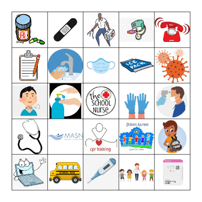 School Nurse Bingo! Bingo Card