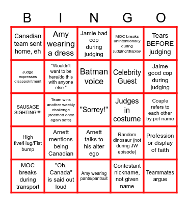 2022 LM:S3 BINGO by SausageLUG Bingo Card