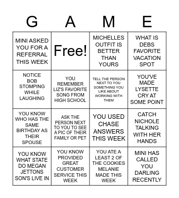 HAPPY TRAILS TO  YOU! Bingo Card