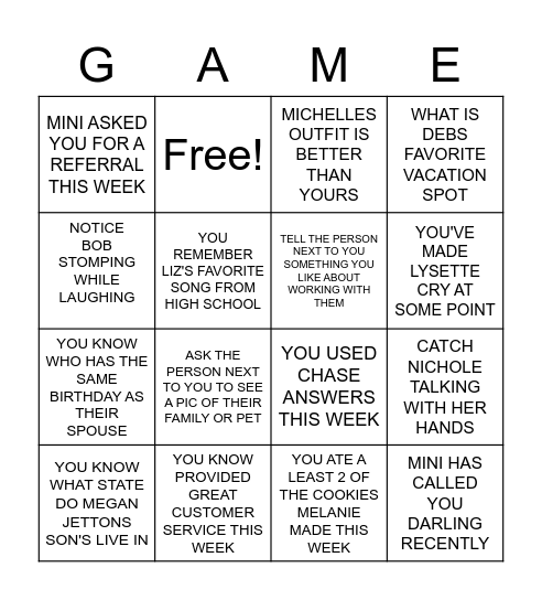 HAPPY TRAILS TO  YOU! Bingo Card