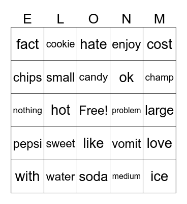 crying in my sleep Bingo Card