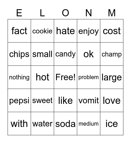 crying in my sleep Bingo Card