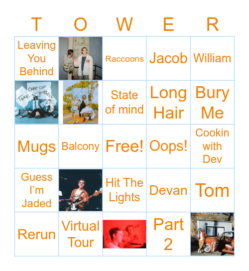 Moontower Bingo Card