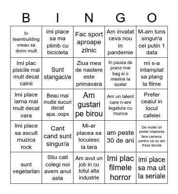 Wavesome People Bingo Card