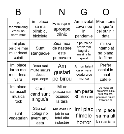 Wavesome People Bingo Card