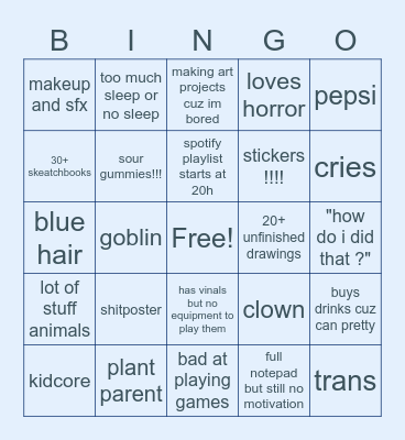 Miko culture Bingo Card