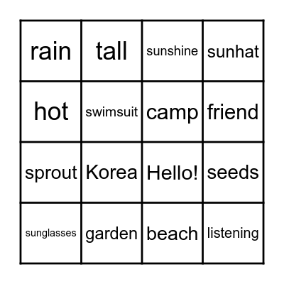 Bricks 30-1 Bingo Card