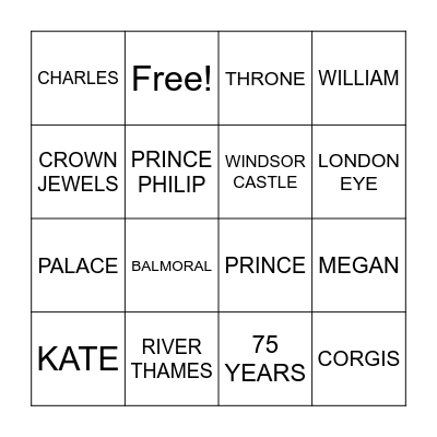 CELEBRATION BINGO Card