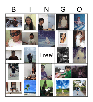 Picture Bingo Card