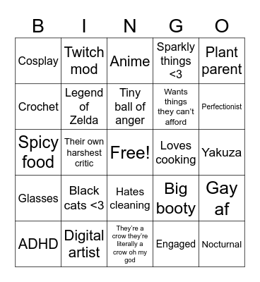Ruuuvo Bingo Card