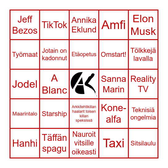Fuksispeksiclichébingo Card
